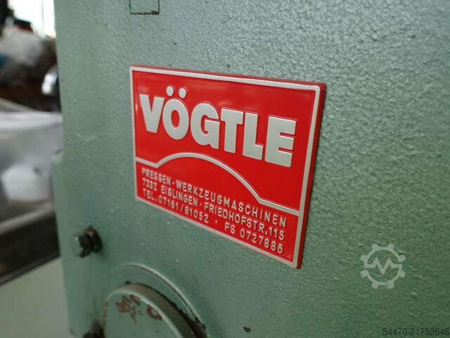 Kniehebelpresse VÖGTLE 
