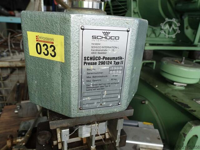 Pneumatische Presse SCHÜCO 290124 II