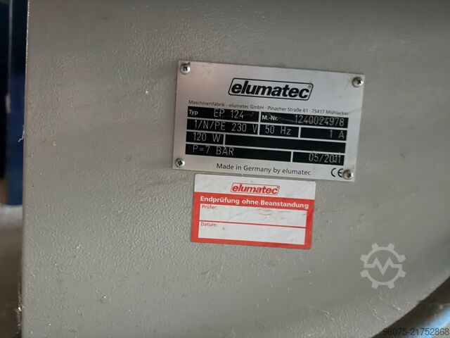 Eckverbindungspresse Alu Fenster Bau elumatec EP 124