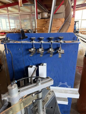 Eckverbindungspresse Alu Fenster Bau elumatec EP 124