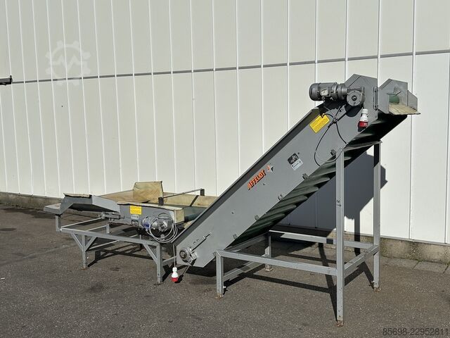 Affeldt elevator incline conveyor with hopper AFFELDT 