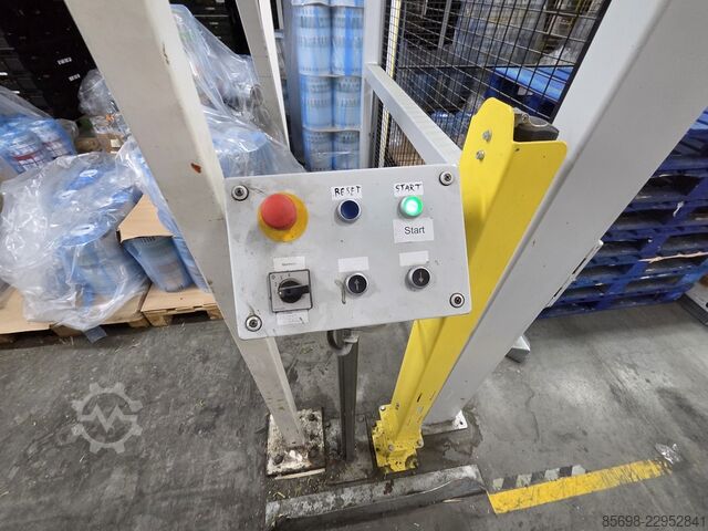 Viscon Atlas automatic gantry palletizer for various crates, with automatic crate infeed and pallet VISCON Atlas