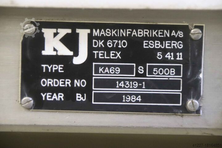 Conveyor belt 8.3 m/min KJ KA69 500B 11200 x 500 mm