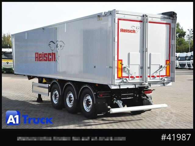 Tipper semitrailer REISCH RHKS, Alu  50m³, Lift Kombitüren, 2x sofort.