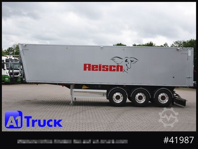 Tipper semitrailer REISCH RHKS, Alu  50m³, Lift Kombitüren, 2x sofort.