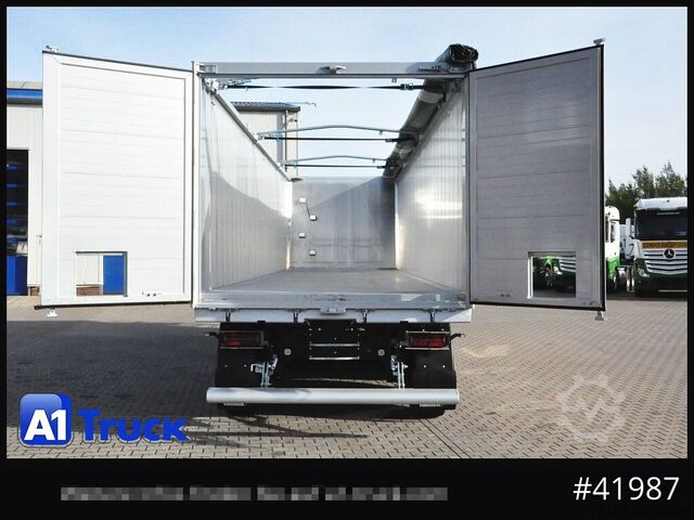 Tipper semitrailer REISCH RHKS, Alu  50m³, Lift Kombitüren, 2x sofort.