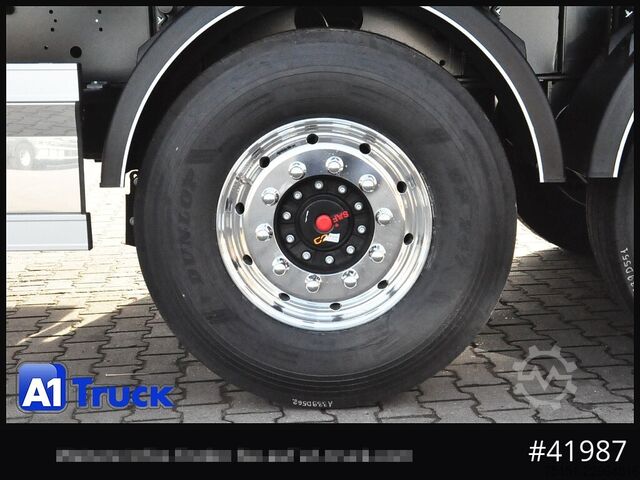 Tipper semitrailer REISCH RHKS, Alu  50m³, Lift Kombitüren, 2x sofort.