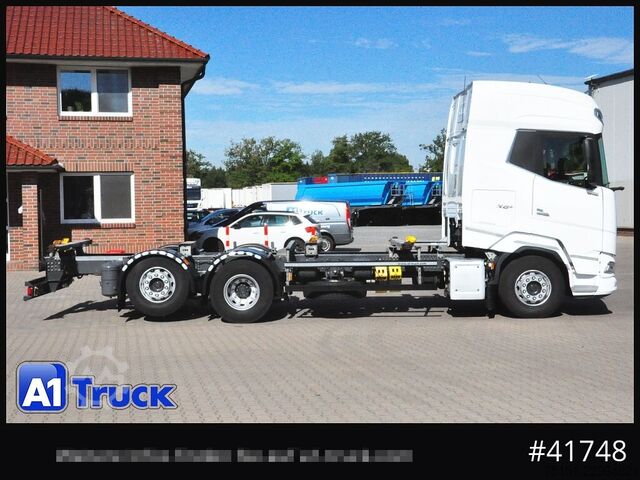 Swap body truck DAF XG+ 480 FAN Intarder Lenkachse, Steering Axle