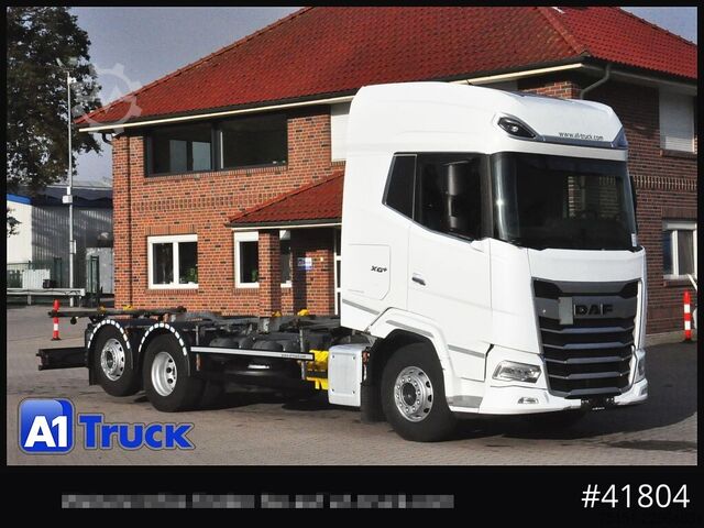 Swap body truck DAF XG+ 480 FAN Intarder Lenkachse, Steering Axle