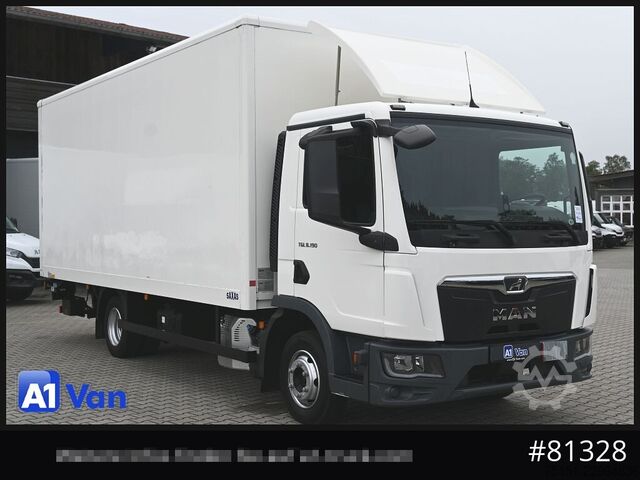 Box van MAN TGL 8.190 4x2 BL Koffer, LBW, Klima, AHK, Automatik