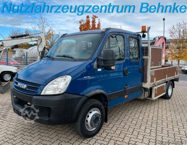 ▷ Used Flatbed van Iveco Daily DoKa Zwillingsbereifung AHK for sale 