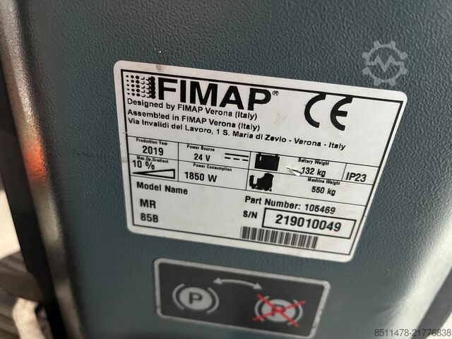 Ride-on scrubber-dryer FIMAP MR 85B