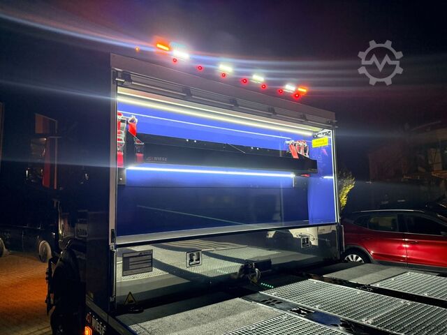 LKW mit Pritsche (offen) MAN TGS 35.540  Maschinentransporter mit Rampen
