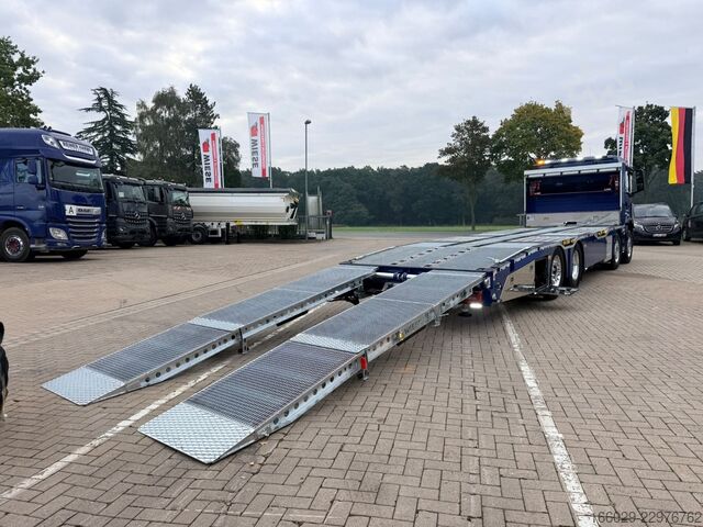 LKW mit Pritsche (offen) MAN TGS 35.540  Maschinentransporter mit Rampen