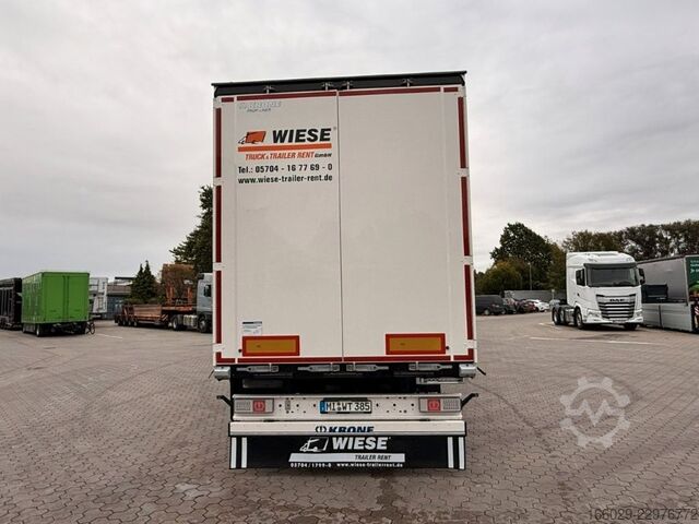 Open semitrailer with tarp KRONE SDP 27 - Schiebeplane - Weiß