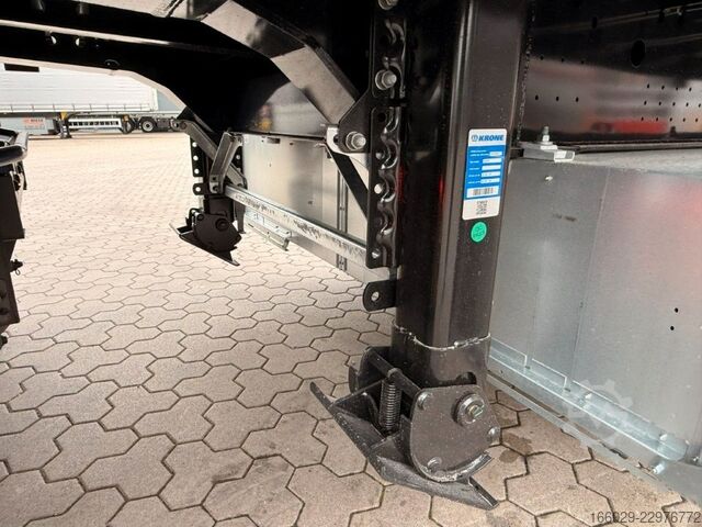 Open semitrailer with tarp KRONE SDP 27 - Schiebeplane - Weiß
