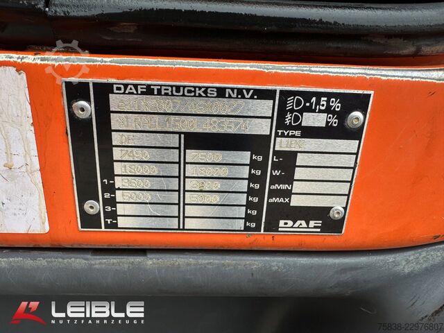Three-way tipper van DAF LF 210 FA*Meiller Kipper*Day-Cab*EN12642XL*