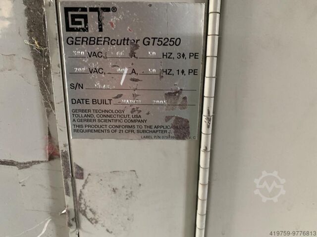 Schneidegerät Gerber Cutter Gerber GT 5250