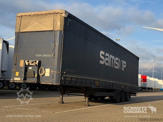 Auflieger mit Pritsche & Plane Schmitz Cargobull Curtainsider Mega