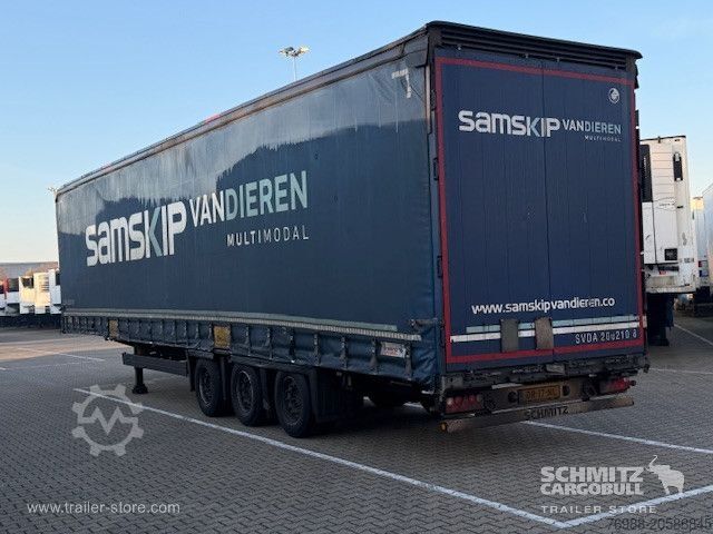 Auflieger mit Pritsche & Plane Schmitz Cargobull Curtainsider Mega