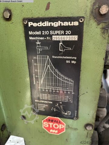 Section Steel Shear PEDDINGHAUS 210 Super 20