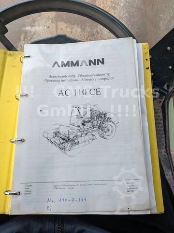 Single drum roller AMMANN AC 110 CE / Erdbau Walze / NUR2500h / 11ton