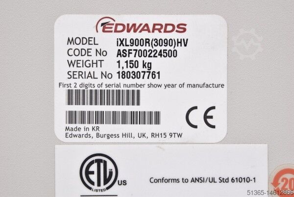 Vacuum pump BOC Edwards ASF700224500