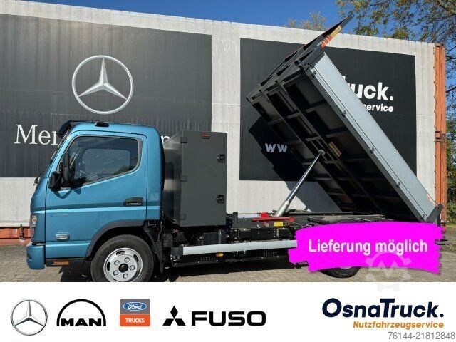 Dreiseitenkipper FUSO 4C15e Hinterkipper+Box M-Batt.,Klima,2-DIN Radio