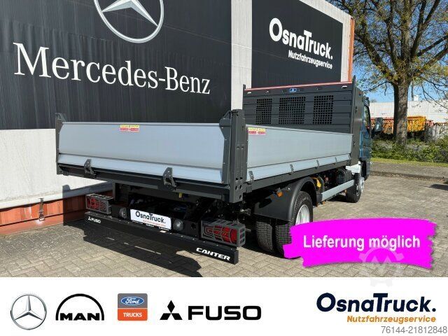 Dreiseitenkipper FUSO 4C15e Hinterkipper+Box M-Batt.,Klima,2-DIN Radio
