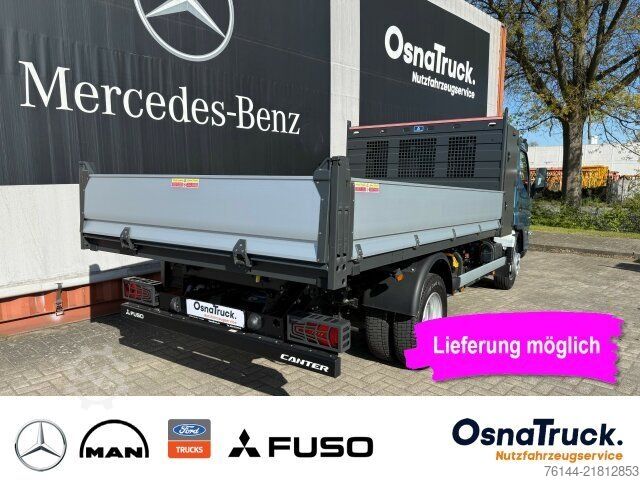 Transporter mit Kipper FUSO 4C15e Hinterkipper+Box M-Batt.,Klima,2-DIN Radio