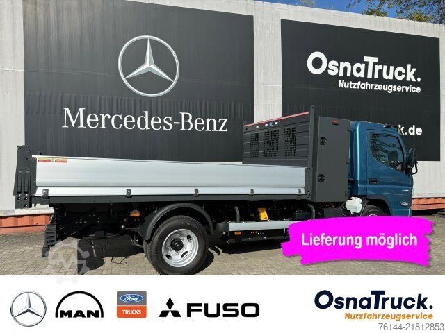 Transporter mit Kipper FUSO 4C15e Hinterkipper+Box M-Batt.,Klima,2-DIN Radio