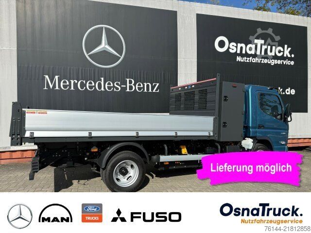 Transporter mit Kipper MITSUBISHI 4C15e Hinterkipper+Box M-Batt.,Klima,2-DIN Radio