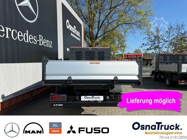 Transporter mit Kipper MITSUBISHI 4C15e Hinterkipper+Box M-Batt.,Klima,2-DIN Radio