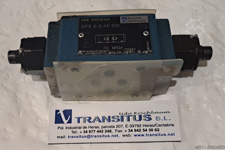 Hydraulic valve REXROTH Z2FS 6-2-43/2QV  R900481624  38326