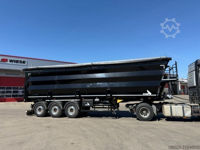 Tipper semitrailer STAS S300CX Stahl Kipper Top Zustand