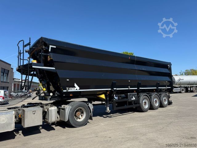 Tipper semitrailer STAS S300CX Stahl Kipper Top Zustand