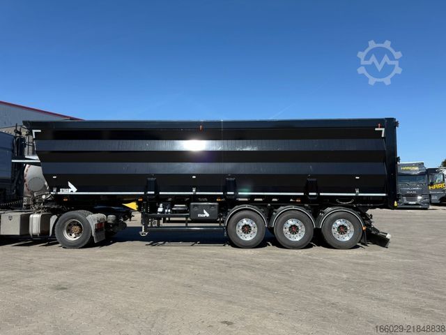 Tipper semitrailer STAS S300CX Stahl Kipper Top Zustand