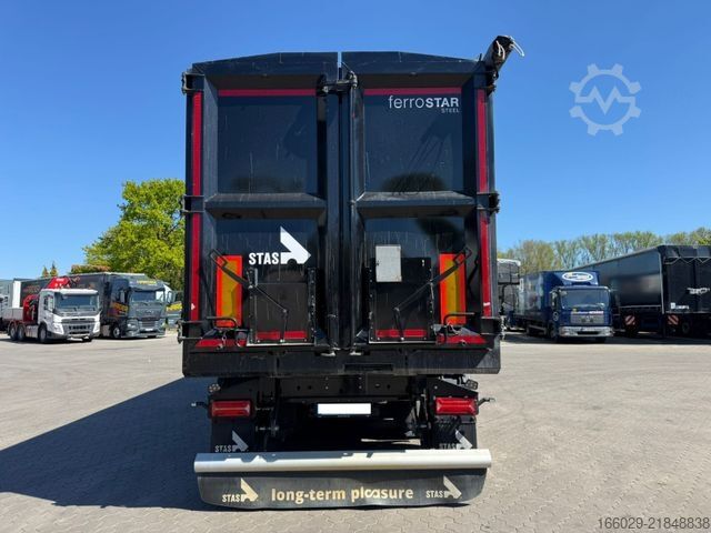 Tipper semitrailer STAS S300CX Stahl Kipper Top Zustand