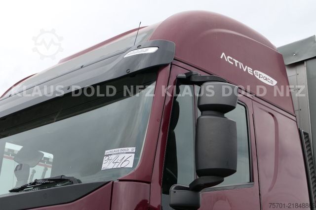 Flatbed truck with tarp IVECO Stralis 460 PP Bordwände Retarder LBW Euro 6