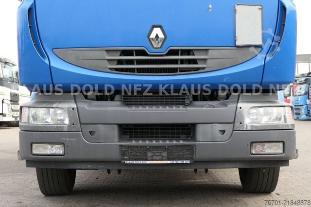 Flatbed truck with tarp RENAULT Midlum 270 Pritsche Plane Bordwände LBW Euro 5