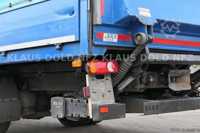 Flatbed truck with tarp RENAULT Midlum 270 Pritsche Plane Bordwände LBW Euro 5