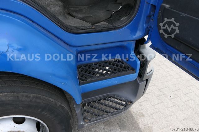 Flatbed truck with tarp RENAULT Midlum 270 Pritsche Plane Bordwände LBW Euro 5