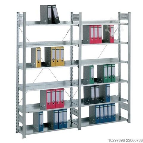 Boltless shelving unit, silver, H1750xW750xD600mm - 1 pc  
