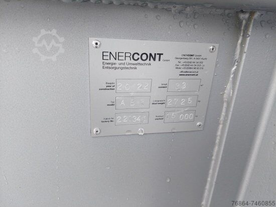 Roll-off container  CONTAINER ABROLLER 33M³ ,SOFORT VERFüGBAR