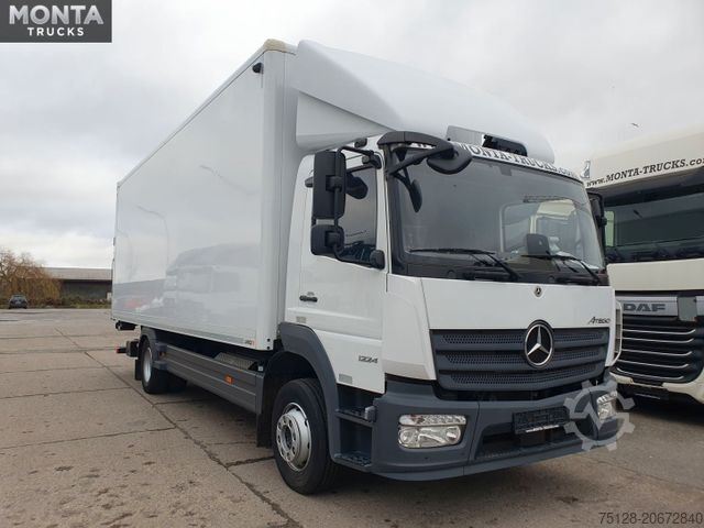 Box truck MERCEDES-BENZ Atego 1224, Euro 6e, Koffer, LBW, AHK,Vermietung