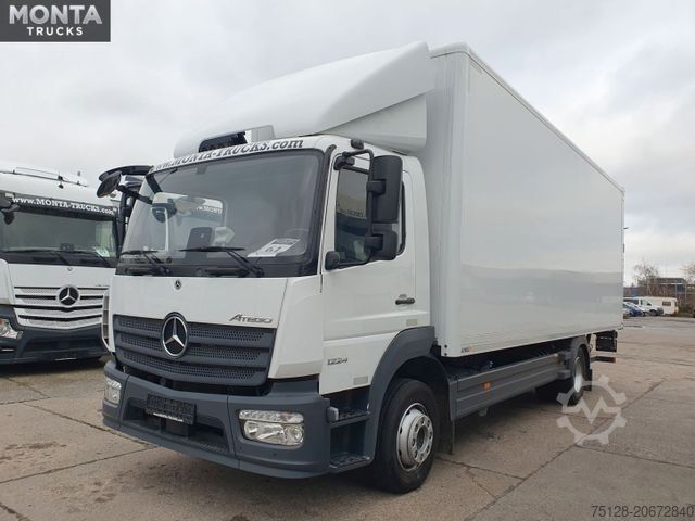 Box truck MERCEDES-BENZ Atego 1224, Euro 6e, Koffer, LBW, AHK,Vermietung