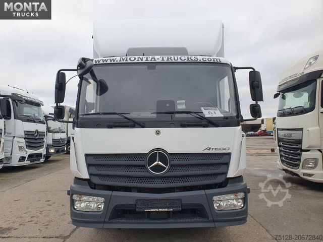 Box truck MERCEDES-BENZ Atego 1224, Euro 6e, Koffer, LBW, AHK,Vermietung