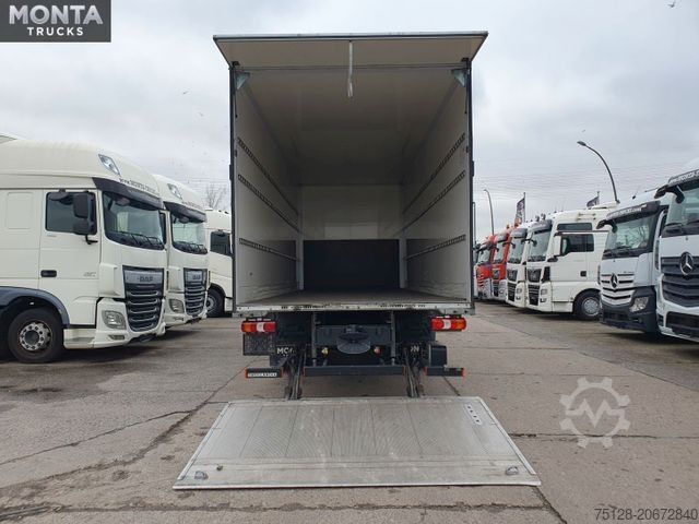 Box truck MERCEDES-BENZ Atego 1224, Euro 6e, Koffer, LBW, AHK,Vermietung