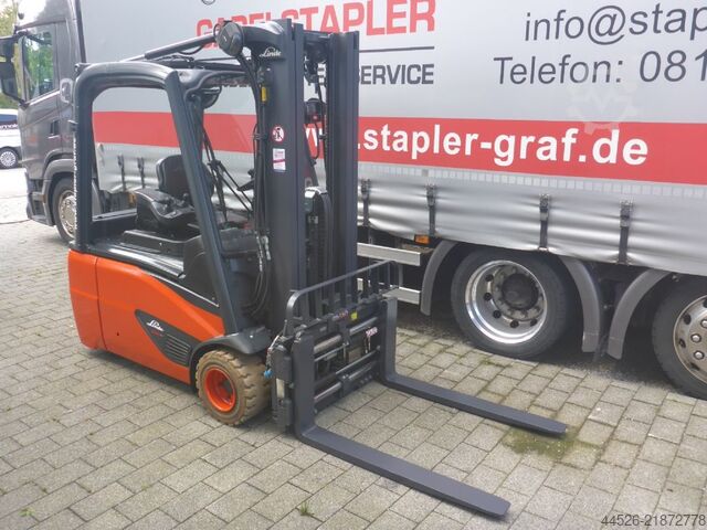 Electric 3-wheel forklift Linde E20L