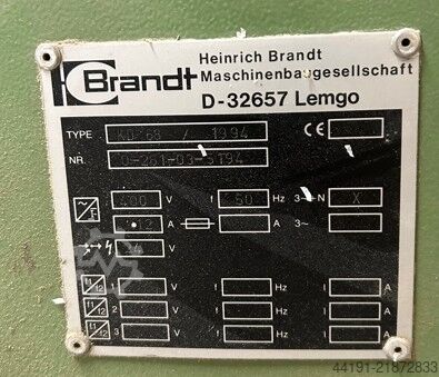 Edgebanding machine Brandt KD 68 Brandt KD 68
